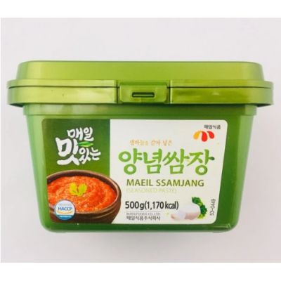 ssamjang ซัมจัง เมอิล ซอสน้ำจิ้มเกาหลี สำหรับปิ้งย่างอาหารสไตล์เกาหลี 1kg ของแท้ราคาส่ง