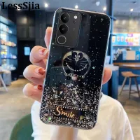 เคสมือถือสำหรับ VIVOV29E V29 Pro โปรฝาหลังประกายดาวดวงจันทร์ซิลิโคนนิ่มใสการ์ตูนแมวป้องกันการตกสำหรับ VIVO V29 Pro V29E เคสใส่โทรศัพท์