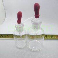 ✈ 125ml transparent drop bottle indicator bottle with rubber cap Yancheng Huaou