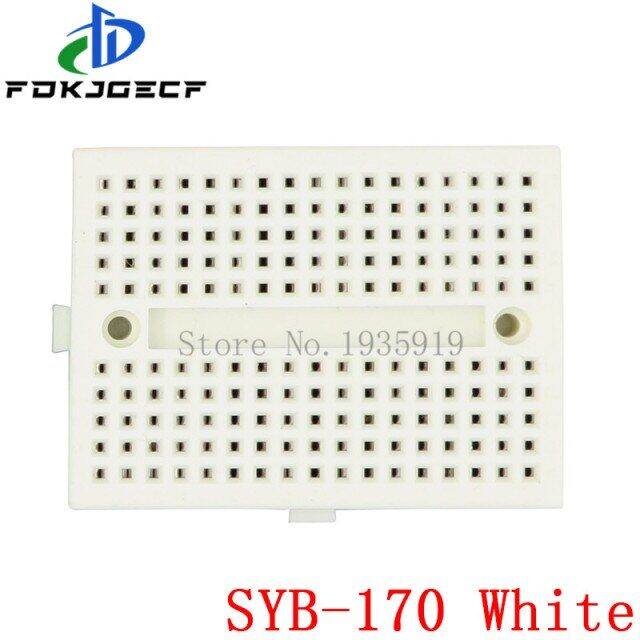 Mini protoboard de 170 pines cristal transparente SYB-170 Mini Breadboard