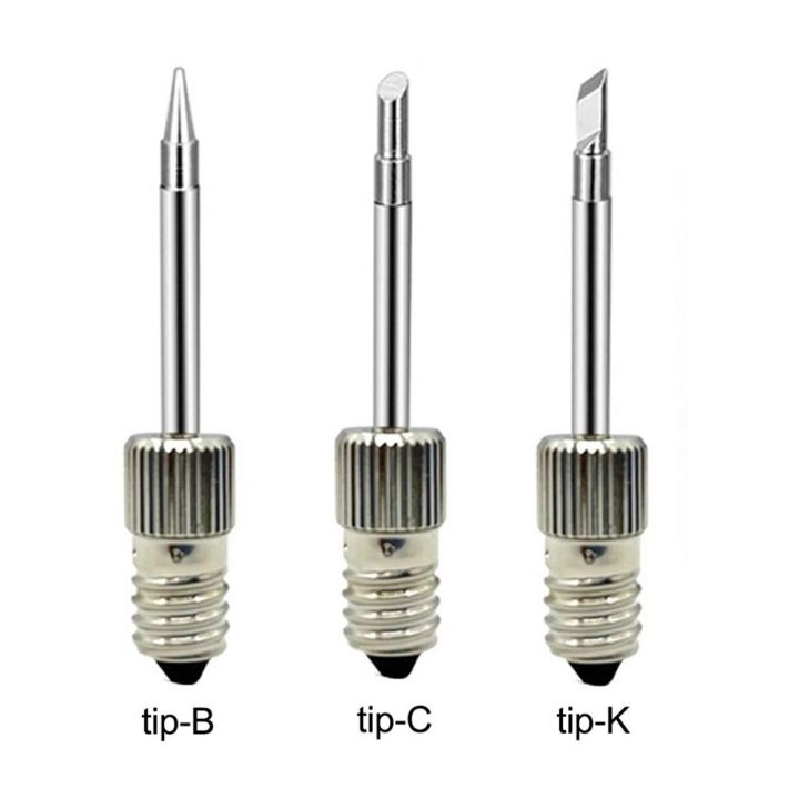 6ชิ้นเครื่องเชื่อมเหล็กปลายเข็มสำหรับเปลี่ยน-e10อินเตอร์เฟสไฟฟ้าหัวเข็มบัดกรีปลายบัดกรีหัวแร้งบัดกรีหัว-iron