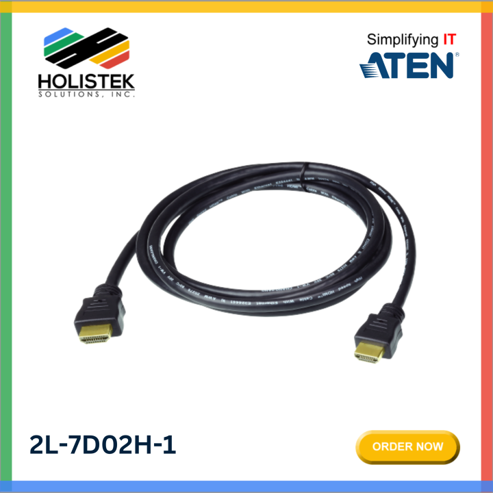 Aten 2 M High Speed True 4K HDMI Cable With Ethernet (2L-7D02H-1 ...