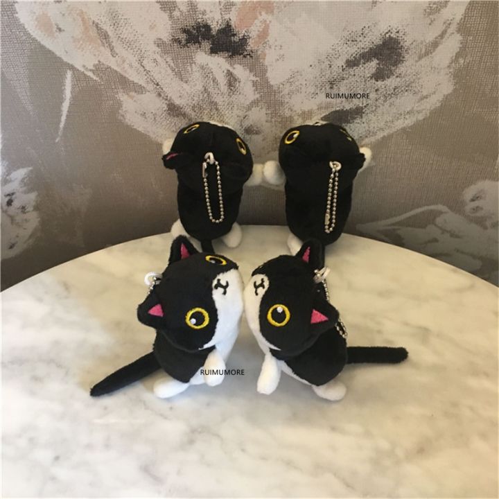 1piece-7cm-small-plush-toy-new-little-black-cat-plush-key-chain-suffed-animal-plush-doll