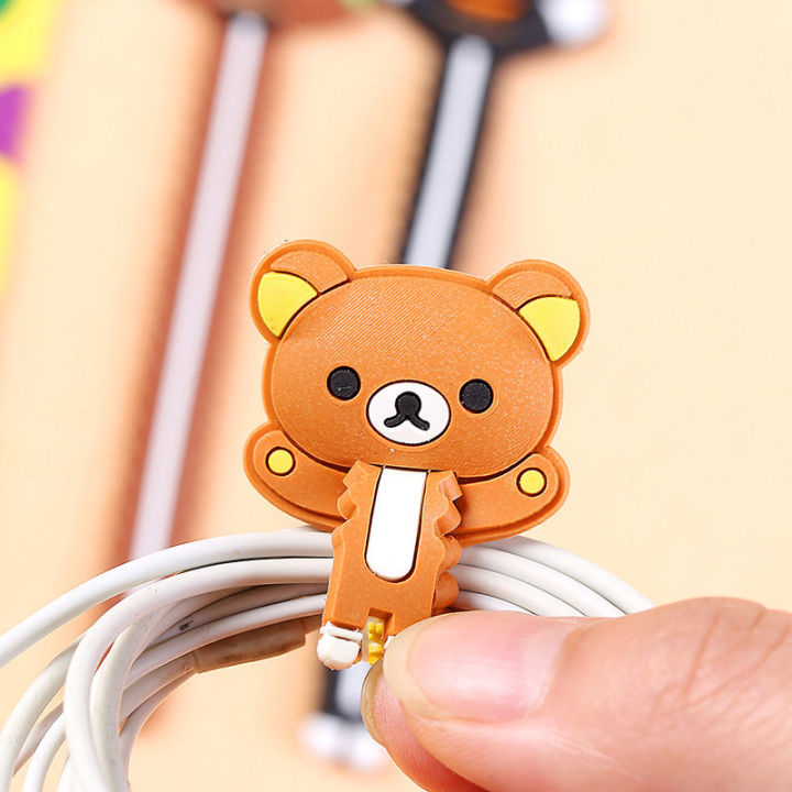 creative-cartoon-ที่ม้วนหูฟัง-hub-cable-organizer