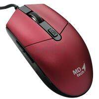 MD-TECH เมาส์ USB Optical Mouse (BC-17) Black/Red