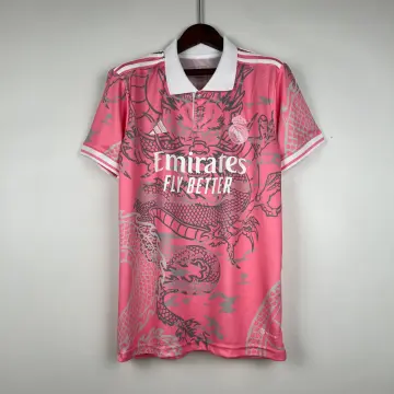 real madrid football kit pink
