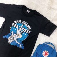 เสื้อวง Van halen พิมพ์หน้า หลัง ผ้าฝ้ายแท้S-5XL