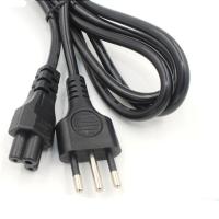 【LZ】☌❁  Cabo do cabo de alimentação da c.a. de 1.5m itália com 3-pino a c5 para o portátil universal/adaptador do caderno/cabo de alimentação do carregador