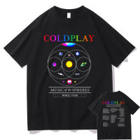 Coldplay Music Of The Spheres Tour Tshirt Rock Band Hop Tshirt Cotton Man Gildan