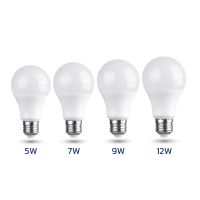 หลอดไฟ led 5W 7W 9W 12W หลอดไฟแอลอีดี ขั๊ว E27 แสงขาว 6500K แสงวอร์มไวท์ 2700K ไฟ LED BULBS LIGHT Aliz lights