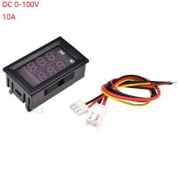 1ชิ้น0.28Quot; Red Blue Led เครื่องวัดแรงดันไฟฟ้าแบบดิจิตอล Ammeter ขนาด0.28นิ้ว Lcd Dc 0-100V เครื่องทดสอบมิเตอร์วัดกระแสไฟฟ้าแรงดัน Dc0-100v 10a