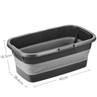 Portable folding bucket travel outdoor cleaning bucket fishing camping car wash mop bucket travel portable essential bucket