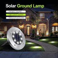 ♦✸ Solar Ground Disk Lights Solar Powered Waterproof Garden Lawn Underground Landscape Lights For Lawn Garden Decorations