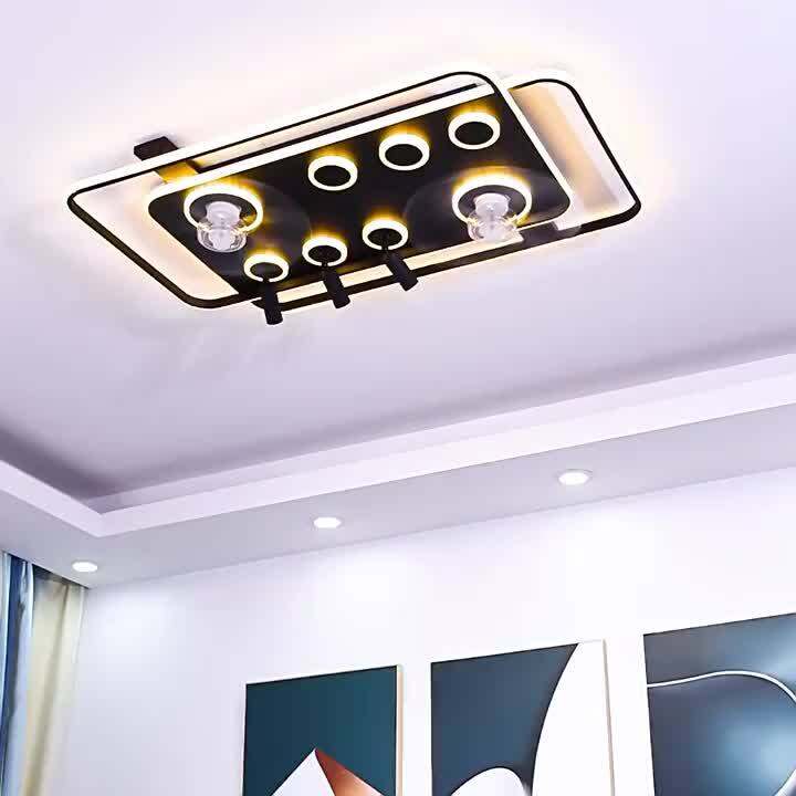 Lampu Kipas, Lampu Pemancar Bilik Tidur, Lampu Siling Ruang Tamu