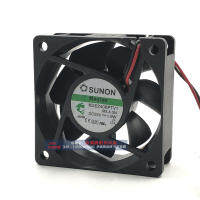 Kipas Penyjuk CPU Asal SUNON KDE2406PTV1 6ซม. 6025 24V 1.9W 1.6W พัดลมทำความเย็นเซิร์ฟเวอร์60*60*25มม.