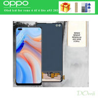 จอ LCD Oled สำหรับ OPPO A93 4G Reno 4 Reno 4 Lite F17 Pro Reno 4F จอแสดงผล LCD แบบสัมผัสหน้าจออะไหล่ทดแทนประกอบ