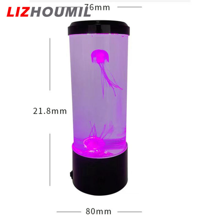 lizhoumil-โคมไฟแมงกะพรุน-led-สำหรับตกแต่งห้องนั่งเล่นห้องนอนในบ้านไฟกลางคืนสร้างบรรยากาศเปลี่ยนสี-usb