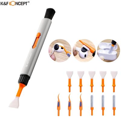 K&amp;F Concept Camera Cleaning Pen Set Swab Rods Brush For Canon Nikon Lenses APS-C Full Frame Cleaning Stick Kit Replaceable