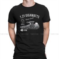 Back to the Future 1.21 Gigawatts DeLorean CarTshirt Homme Mens Clothing Blusas Loose Cotton T Shirt For Men XS-4XL-5XL-6XL