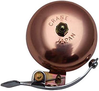 Crane Bell Co. E-NE Bicycle Bell with Clamp Band Mount All Chrome