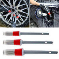 【CW】3PCS Super Soft Synthetic Bristle Detailing Brushes Set PP Handle for Wheels Tires Engine Bay Leather Seats Door Panels