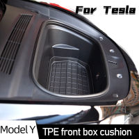 2023รถ TPE ยางด้านหลัง Trunk Storage Mat สำหรับ Tesla รุ่น Y ด้านหน้า Trunk Mat ชั้นกันน้ำรสจืดแผ่นป้องกัน