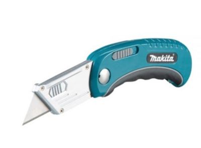 Makita accessories cutter Press  ,Flip   มีดคัดเตอร์แบบพก (Quick Change Folding Utinity Knife) MAKITA รุ่น B-65501 จากตัวแทนจำหน่ายอย่างเป็นทางการ