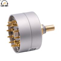 Holiday Discounts EIZZ High End 3Way 4Way 3Position Rotary Switch Signal Adjust Source Selector Volume Control HIFI Audio Amplifier Radio DIY