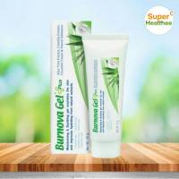 Burnova gel plus 70 กรัม เบอร์นโนว่า เจล พลัส (เจลว่านหางจระเข้)