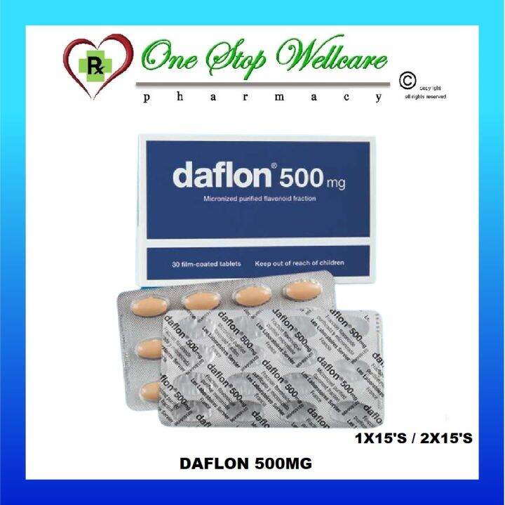 DAFLON 500MG 15'S / 2X15'S (EXP:07/2025) | Lazada