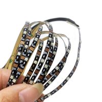 Narrow 3mm WS2812B Pixel LED Strip 5V SK6812 IC SMD 2020 RGB 60Leds/m Black PCB Full Color Fita LED Tape Light 0.5m 1m 2m