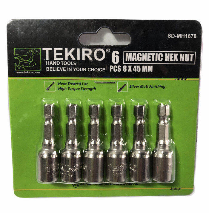 Magnetic Hex Nut X Mm Mata Roofing Tools Tekiro Pcs Lazada Indonesia