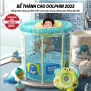 Bể bơi thành cao cho bé Doctor Dolphin 2023 bản nâng cấp