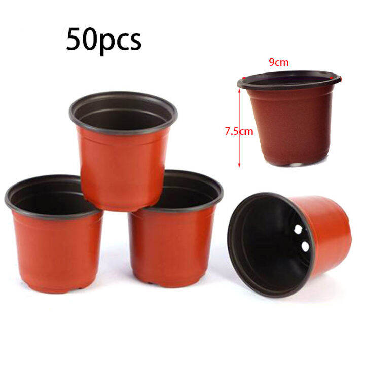 qkkqla-50pcs-plastic-pot-garden-planter-nursery-plant-grow-pots-cup-for-flower-gardening-tools-home-tray-box-grow-pots-wholesale