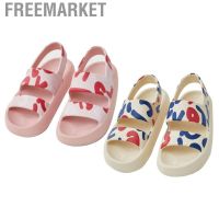 COD Freemarket Women Platform EVA Sandals  Colorful Print Soft Sole Prevent Deformation Summer Open Toes for Indoor Wear