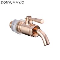 High Quality Brass Rose Gold Oak Barrel Wine Drink Glass Bottle Miniature Faucet 12mm Bibcocks