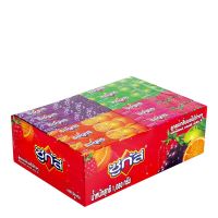 [พร้อมส่ง!!!] ซูกัส ลูกอมรสผลไม้ ชนิดแท่ง 30 กรัม แพ็ค 36 ชิ้นSugus Chewy Candies Bar Mixed Fruit 30 g x 36 pcs