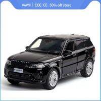 1:32รถโลหะผสม Land-Rover Diecast รุ่น Range Rover โมเดลรถยนต์สปอร์ตเสียงและไฟด้านหลังของเล่นเด็กสำหรับเพื่อนคนโปรดเป็นของขวัญ