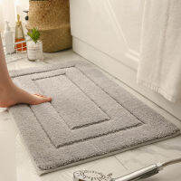 Non-Slip Bath Mat Absorbent Coral Velvet Carpets Thicken Bathroom Door Mats TPR Bottom Area Rugs For Living Room Balcony Porch