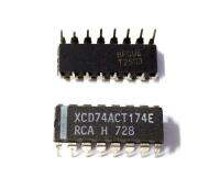 1 PC XCD74ACT174E CD74ACT174E CD74ACT174 74ACT174 Sflip - flop IC ชิป IC DIP DIP16