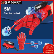 With Rope Spiderman Web Shooter Launcher Găng Tay Đồ Chơi Trẻ Em Cổ Tay
