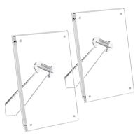 Transparent Frame with Bracket Frame Acrylic Frameless Transparent Cube Floating Gift