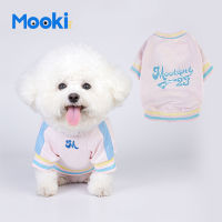 mooki เสื้อผ้าสัตว์เลี้ยงเสื้อผ้าสุนัขฤดูใบไม้ผลิและฤดูร้อนแมว Bichon Frise Yorkshire Small Dog Summer แบบบาง