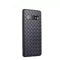 Totu Soft Series BV Braided TPU Case for Samsung Galaxy S10 ( Black/DarkBlue )