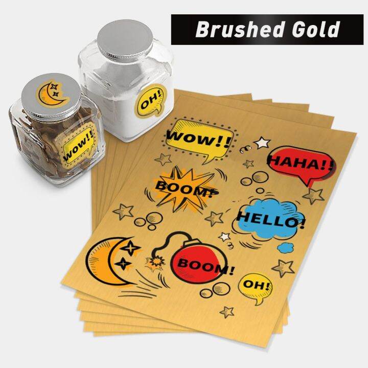 10 Sheets A4 Waterproof Printable Vinyl Sticker for Inkjet Printer ...
