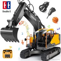 ♙ ocehrk E E598 Escavadeira de Controle Remoto 17 Canais 1:16 Engineering Car Caminhão De Esteira Liga Volta à Escola Presentes