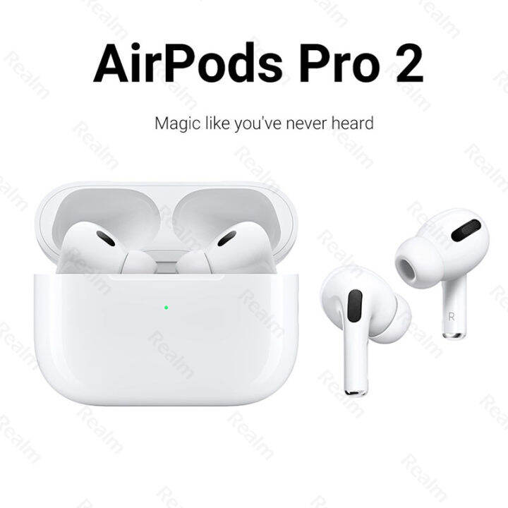 Airs Pro 2 Tws Bluetooth Earphones With Mic Hifi Stereo Touch Control 