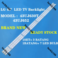 พร้อมส่ง ใหม่ หลอดไฟแบ็คไลท์ทีวี LED LG 43UJ630T 43UJ630T-TA 43UJ652 (43UJ630)