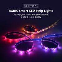 ▧✒ Sonoff L3 Pro 5M RGBic WiFi Smart LED Strip Lights 16.4Ft Wireless Remote Voice/Local Control Type C DC5V Adapter Smart Home