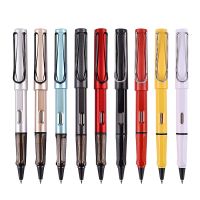 ❃ 0.5mm Fine Point Roller Ball Gel Pens Black Ink Smooth Writing Ballpoint Rollerball Signing Pen Bullet Tip Replace Blue Cords